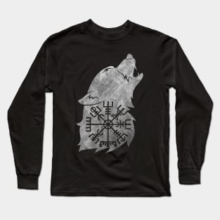 Wolf Fenrir Mythical Rreature Viking Norse Myth Long Sleeve T-Shirt